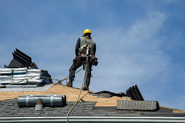 Professional Roofing technician working in Somerdale, OH